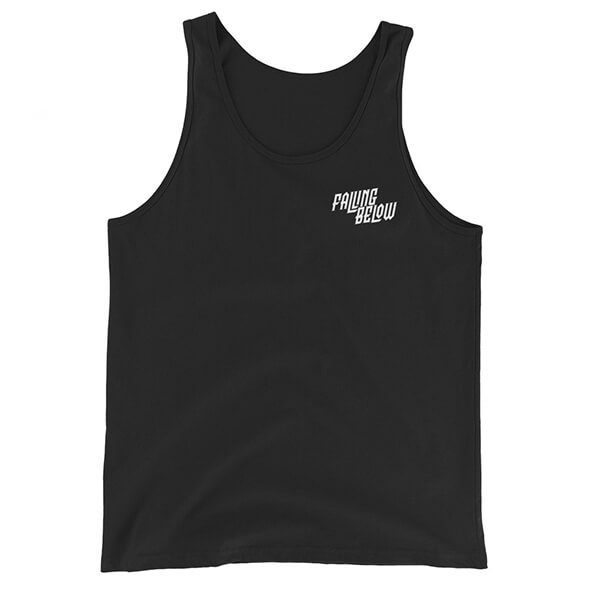 Black tank top with band logo